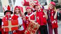 Kom til rød-hvid fest i fanzone inden landskampe i Odense