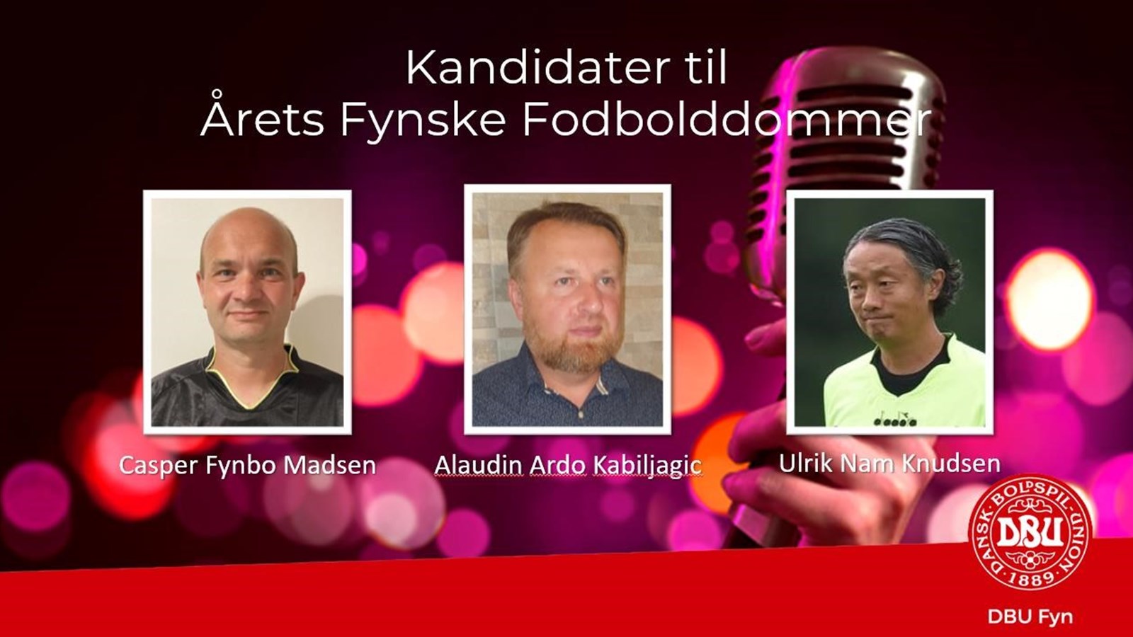 Tre dommere i spil til prisen Årets Fynske Fodbolddommer